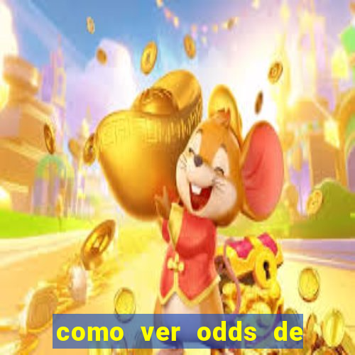 como ver odds de jogos passados